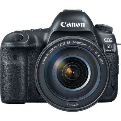 Фотоаппарат Canon EOS 5D Mark IV Kit EF 24-105mm f/4 L IS II USM, черный