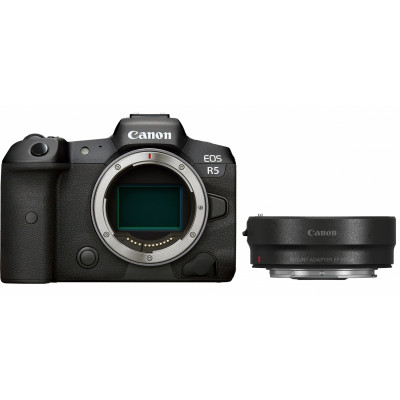 Фотоаппарат Canon EOS R5 Body Adapter EF-EOS R, черный