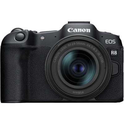 Фотоаппарат Canon EOS R8 Kit RF 24-50mm f/4.5-6.3 IS STM, черный