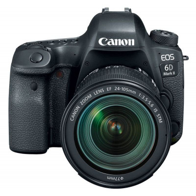Фотоаппарат Canon EOS 6D Mark II Kit EF 24-105mm f/3.5-5.6 IS STM, черный