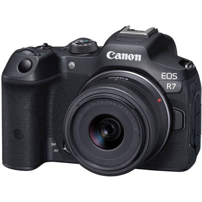 Фотоаппарат Canon EOS R7 Kit RF-S 18-45mm F4.5-6.3 IS STM, черный