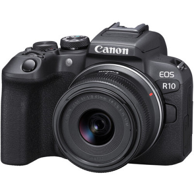 Фотоаппарат Canon EOS R10 Kit RF-S 18-45mm F4.5-6.3 IS STM, черный