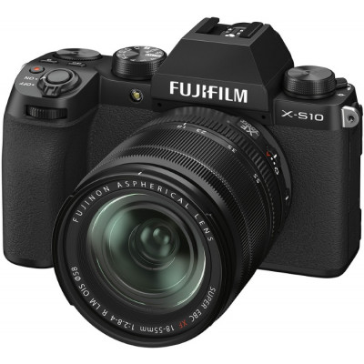 Фотоаппарат Fujifilm X-S10 Kit Fujifilm XF 18-55mm F2.8-4 R LM OIS, черный