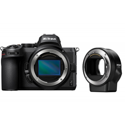 Фотоаппарат Nikon Z5 Body переходник FTZ, черный