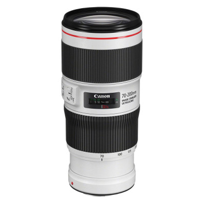 Объектив Canon EF 70-200mm f/4L IS II USM, белый/черный
