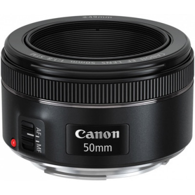Объектив Canon EF 50mm f/1.8 STM, черный