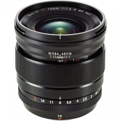 Объектив Fujinon Fujifilm XF 16mm f/1.4 R WR
