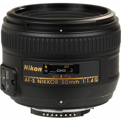 Объектив Nikon 50mm f/1.4G AF-S Nikkor