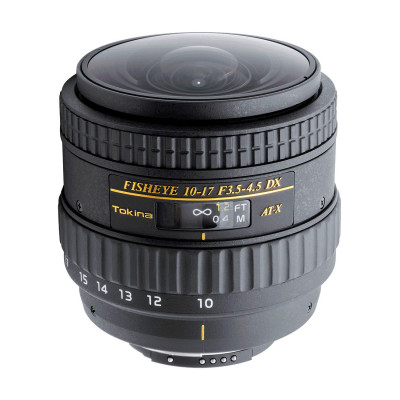 Объектив Tokina AT-X 10-17mm f/3.5-4.5 (AT-X 107) AF DX Fish-Eye Nikon F