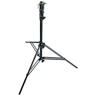 Manfrotto 008BU Стойка 2 секции / 212 см / 3 кг алюминиевая с регулируемой ногой черная