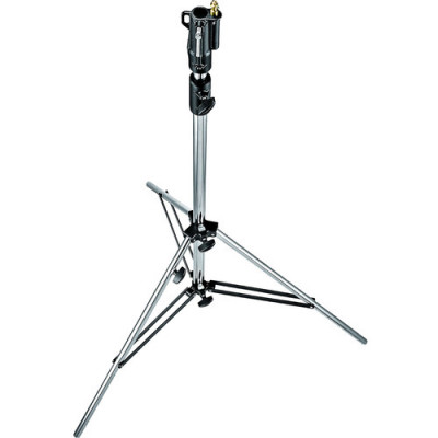 Manfrotto 008CSU Стойка 2 секции / 216 см / 18 кг стальная с регулируемой ногой хромированная